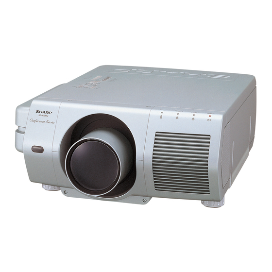 Sharp Conference Series XG-V10WU Operation Manual