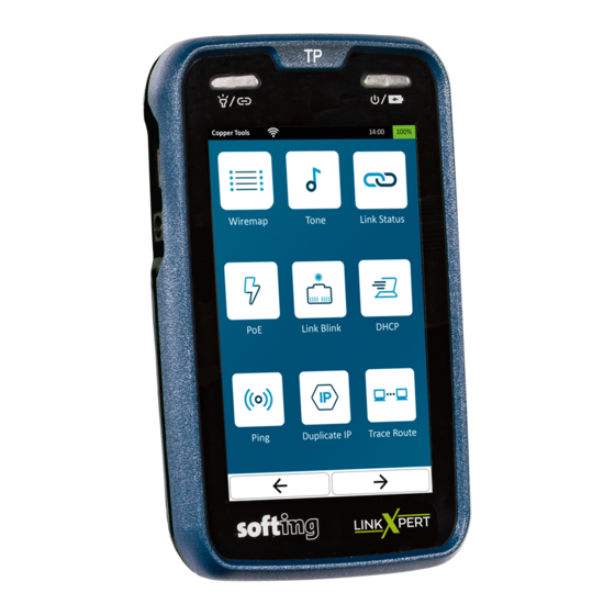 Softing IT Networks LinkXpert Series Manuals