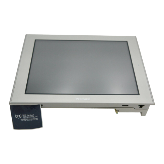 Pro-face GP-3600T Series Touch Screen Manuals