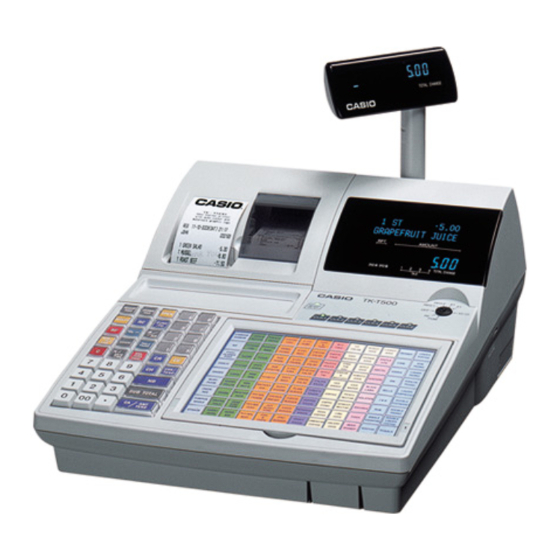 Casio TK-T500 User Manual