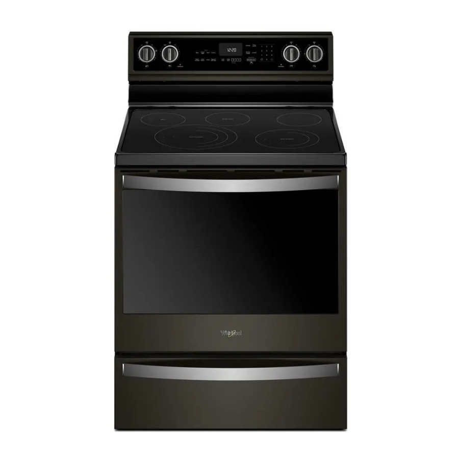 Whirlpool WFE975H0HV - 6.4 cu. ft. Smart Freestanding Electric Range with Frozen Bake Technology Manual