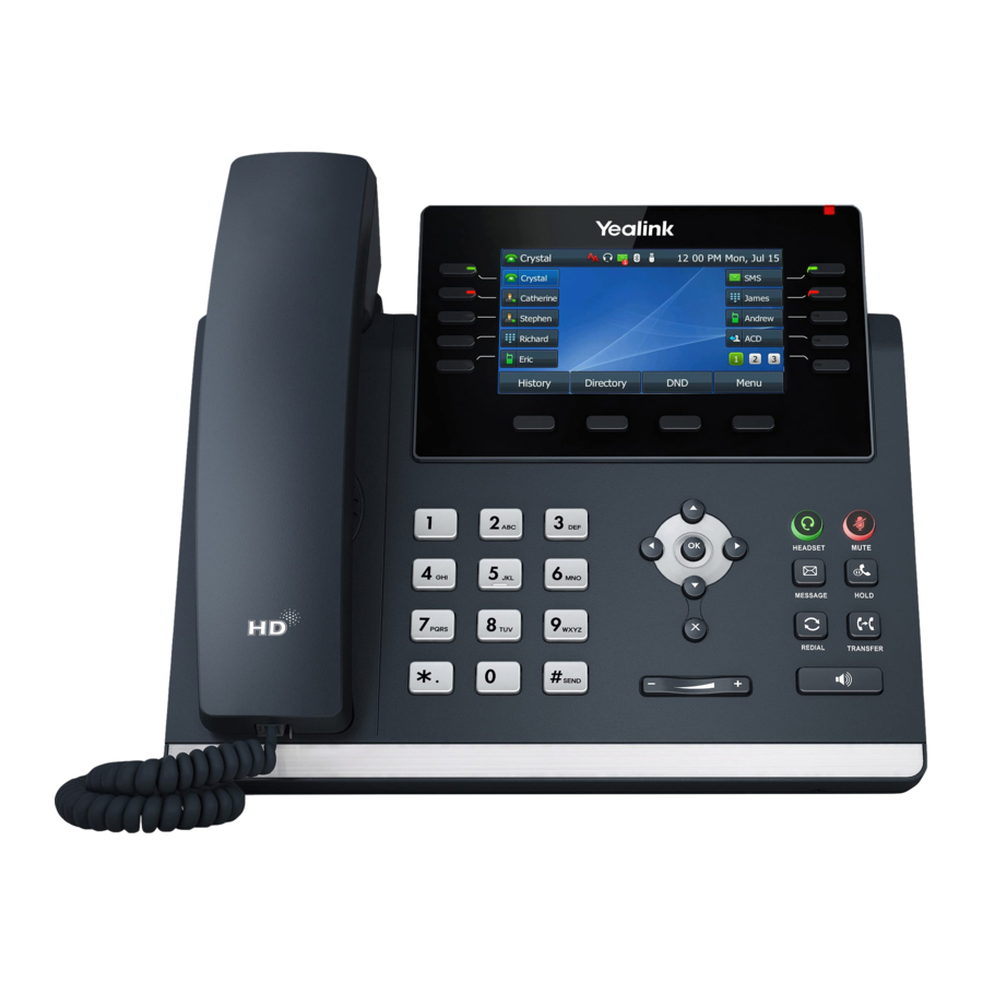 Yealink SIP-T46U Manual