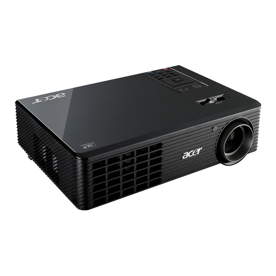 Acer X1261P User Manual