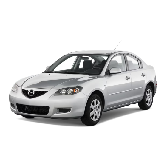 Mazda 2008 Mazda3 4-Door Owner's Manual