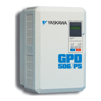 YASKAWA GPD 505/P5 AC Motor Drive Manuals