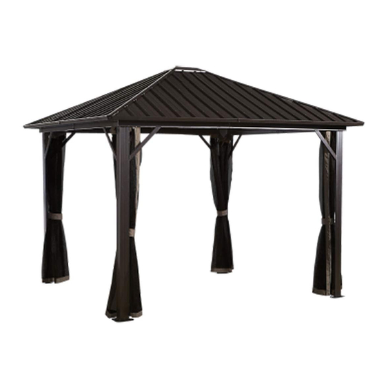 Sojag Four Seasons Hardtop Gazebo Manuals