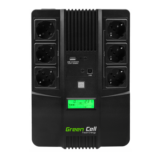 Green Cell AiO 600VA User Manual