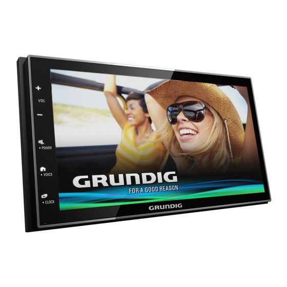 Grundig GX-3800 Car Stereo Receiver Manuals