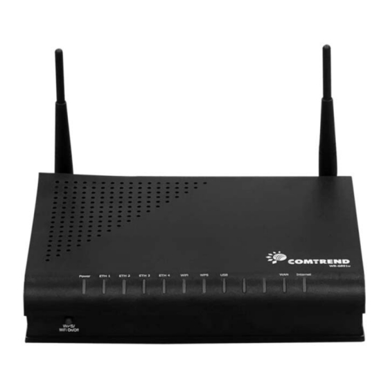 Comtrend Corporation WR-6891u User Manual