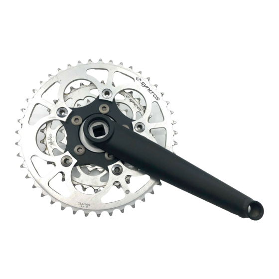 Syncros Revolution Crankset Quick Start Manual