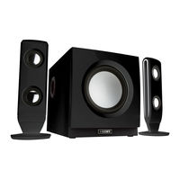 Coby CS-MP77 - 2.1-CH PC Multimedia Speaker Sys Instruction Manual