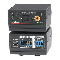 Extron electronics DAC 102 User Manual