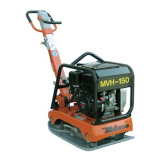 MULTIQUIP Mikasa Series Operation And Parts Manual