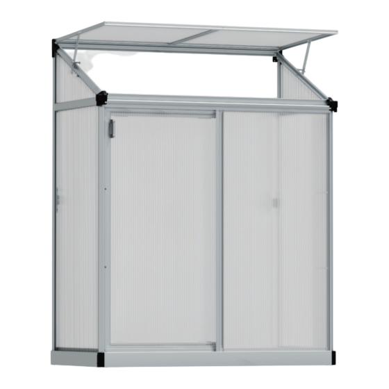 Palram Canopia LEAN TO 4x2/0.6x1.3 Manuals