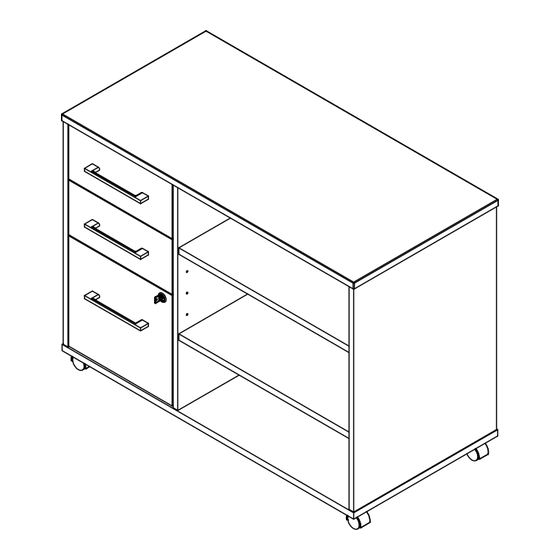 bbf Hustle Office HUF140WH Assembly Manual