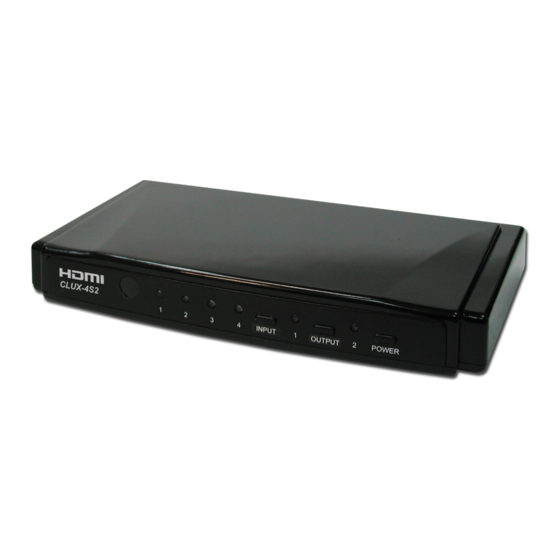Cypress CLUX-4S2 Operation Manual