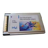 Intel PRO/100 Quick Installation Manual And Modem Information Manual