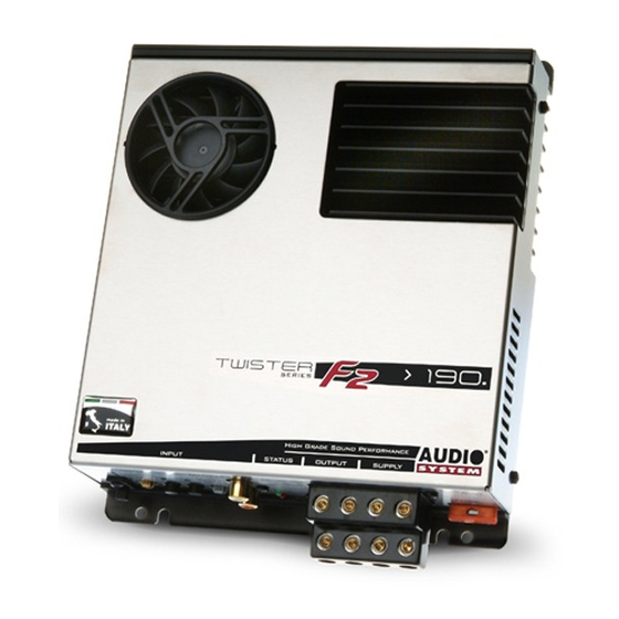 Audio System Twister F4-260 User Manual