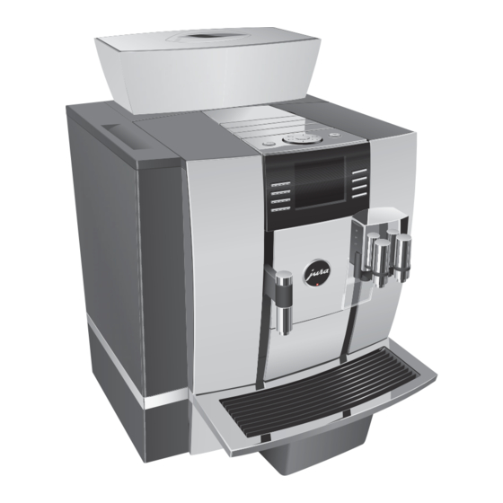 Jura GIGA W3 Professional Instructions For Use Manual