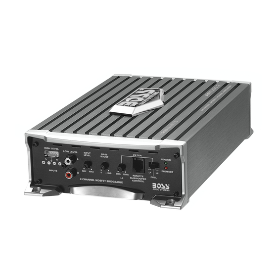 Boss Audio Systems AR1200.2 User Manual