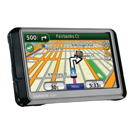 Garmin Nuvi 205 Series Owner's Manual