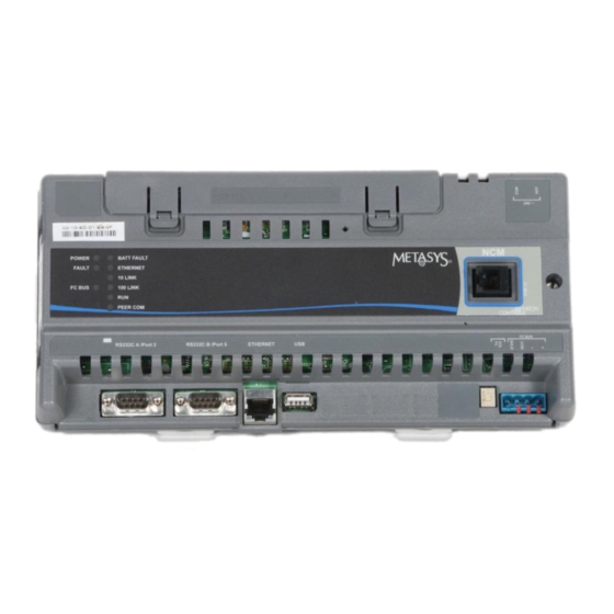 Johnson Controls MS-NCM4510-2 Installation Instructions Manual
