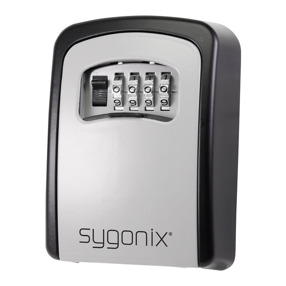 Sygonix KeySafe C4 Operating Instructions
