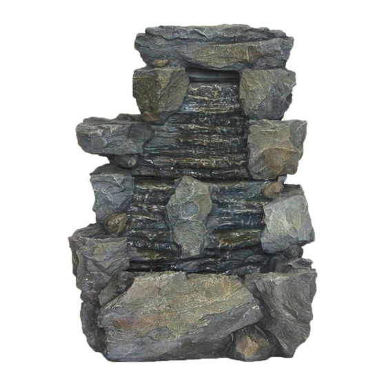 User Manuals: Garden Treasures WXF02688 Fountain