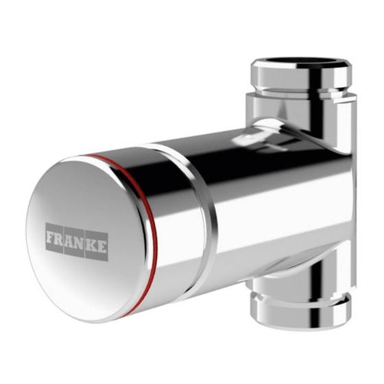 Franke F3 Series Installation And Operating Instructions Manual