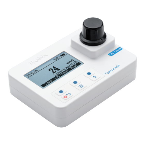 Hanna Instruments HI97722 Instruction Manual