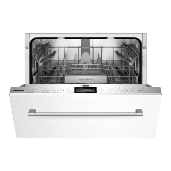 Gaggenau DF260101 User Manual