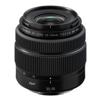 FujiFilm FUJINON GF35-70mmF4.5-5.6 WR Owner's Manual