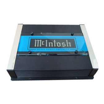 McIntosh MC420M, MC431M Owner's Manual