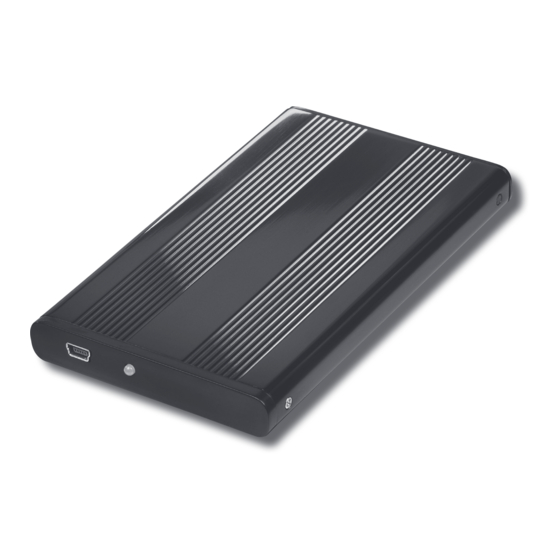 Hama 2.5" Hard Disk Enclosure Operating	 Instruction
