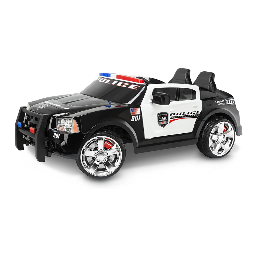 Kid Trax Toys Police Car Manuals