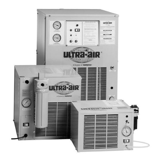 Ultra-air UA201-10A Installation, Operating And Maintanance Manual