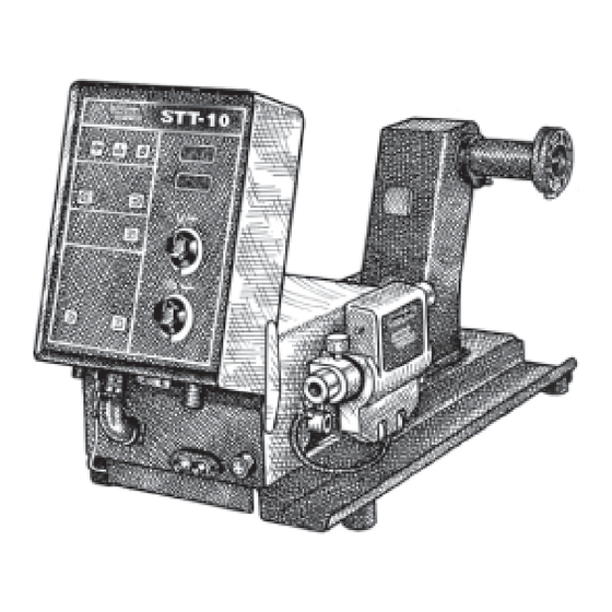 Lincoln Electric STT-10 HEAD & CONTROLS BOOM MOUNT OR BENCH MODELS IM586-B Operator's Manual