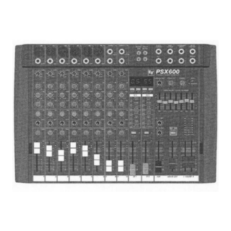 Electro-Voice PSX600 Service Manual
