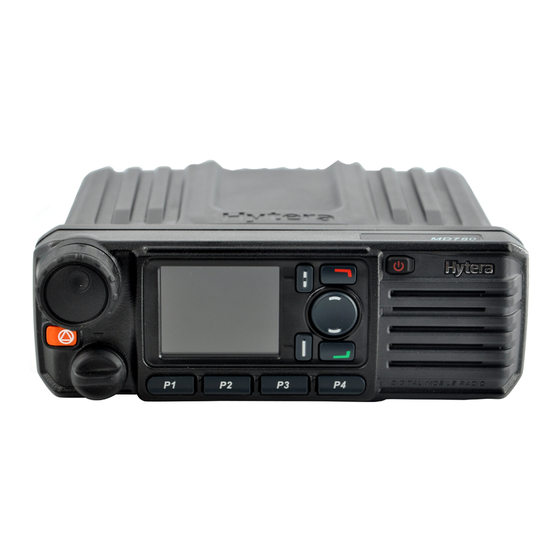 Hytera MD780 Owner's Manual