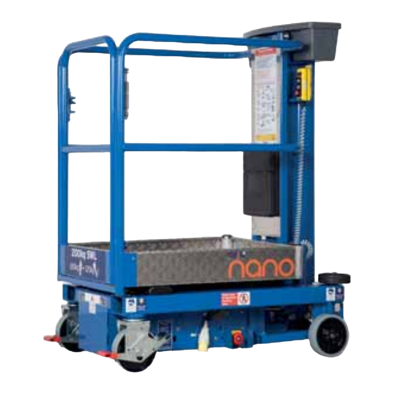 Power Towers 830p Operating And Maintenance Manual