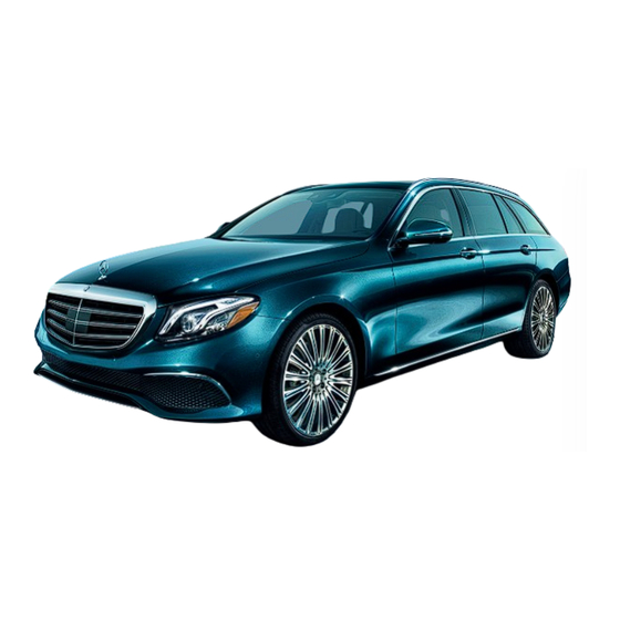 Mercedes-Benz E-Class Wagon 2019 Operator's Manual