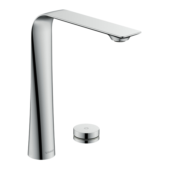 DURAVIT D.1e Instructions For Mounting And Use