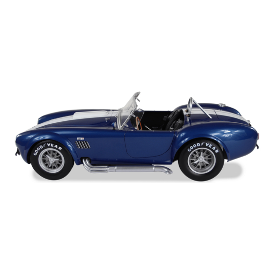Agora Models SHELBY COBRA 427 S/C Manual
