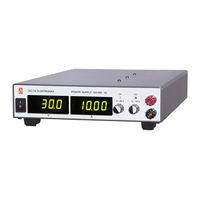 Delta Elektronika ES 030-10 Manual