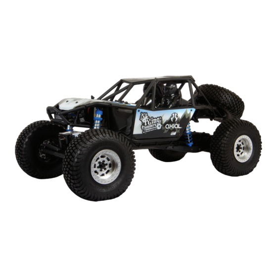 Horizon Hobby axial RR10 BOMBER Instruction Manual