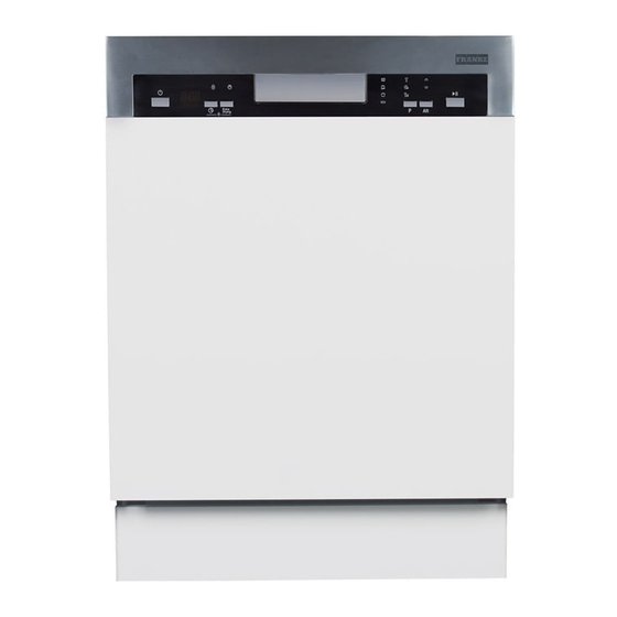 Franke URBAN FCDW60SI Instruction And Installation Manual