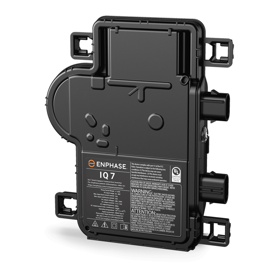 Enphase IQ 7 Series - Inverter Quick Install Guide