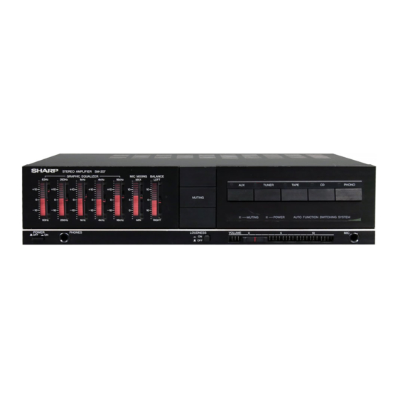 Sharp SM-207H Service Manual
