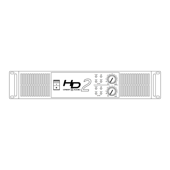 Crest Audio HD2 Specifications