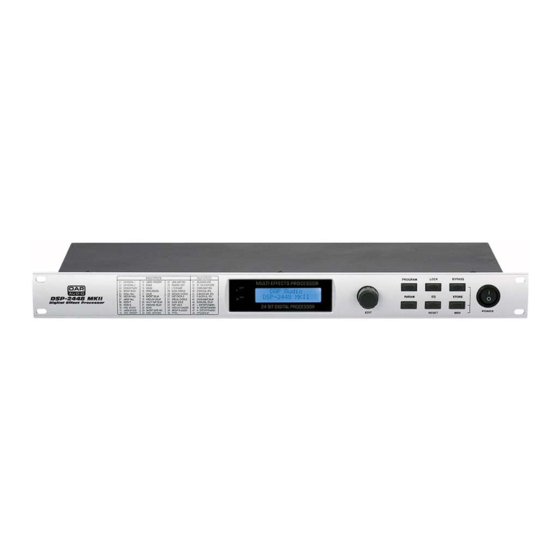 DAPAudio DSP-2448 MKII Product Manual